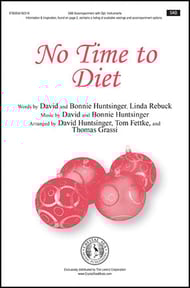 No Time to Diet SAB choral sheet music cover Thumbnail